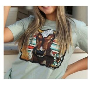 Cute Cow T-shirt‎